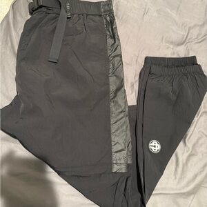 Crooks & Castles Black Joggers with Belt